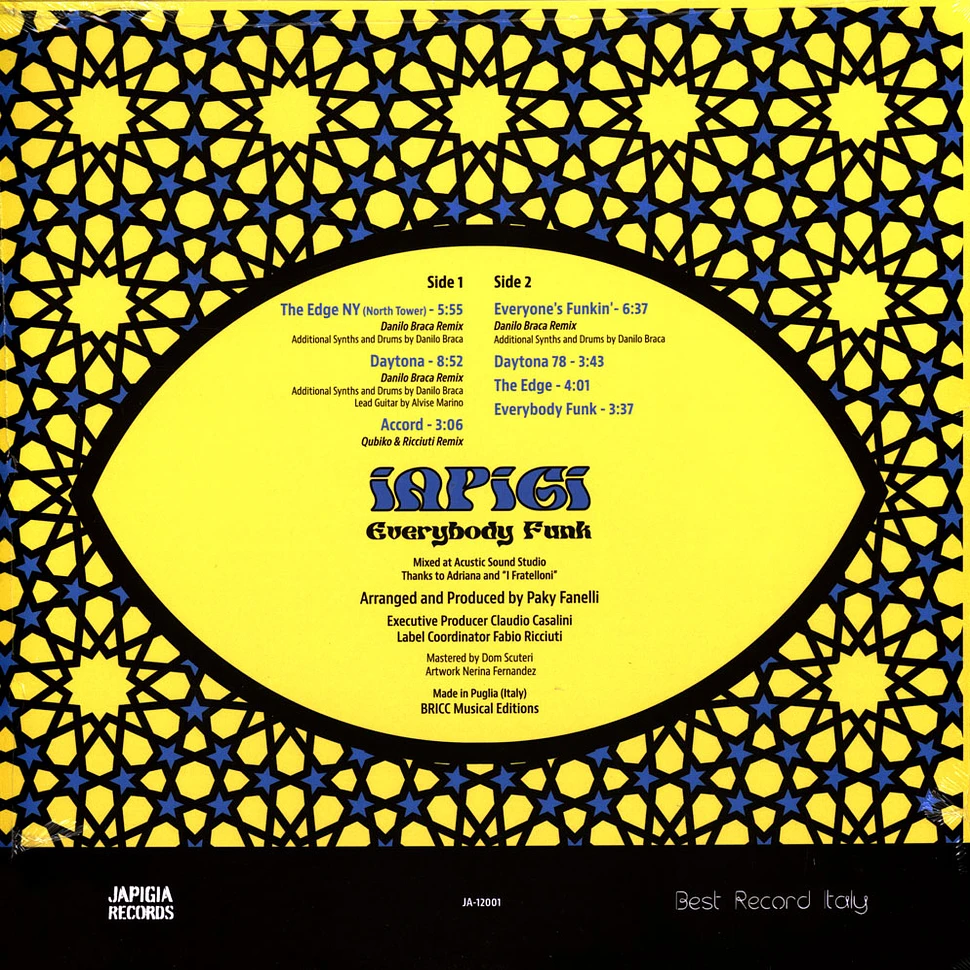 Iapigi - Everybody Funk Blue Vinyl Edtion