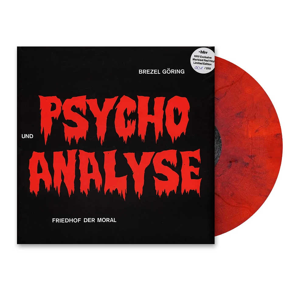 Brezel Göring & Psychoanalyse - Friedhof Der Moral HHV Exclusive Red Vinyl Edition