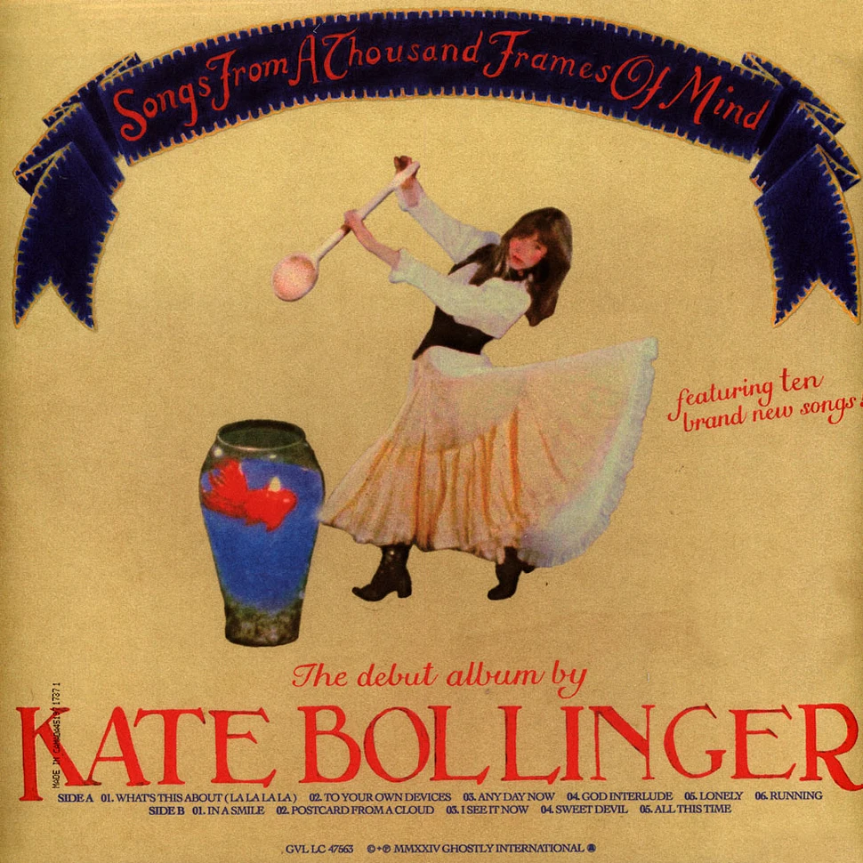 Kate Bollinger - Songs From A Thousand Frames Of Mind Black Vinyl Edition