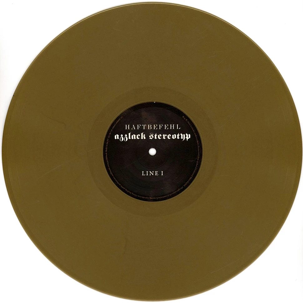 Haftbefehl - Azzlack Stereotyp Limited Gold Vinyl Edition