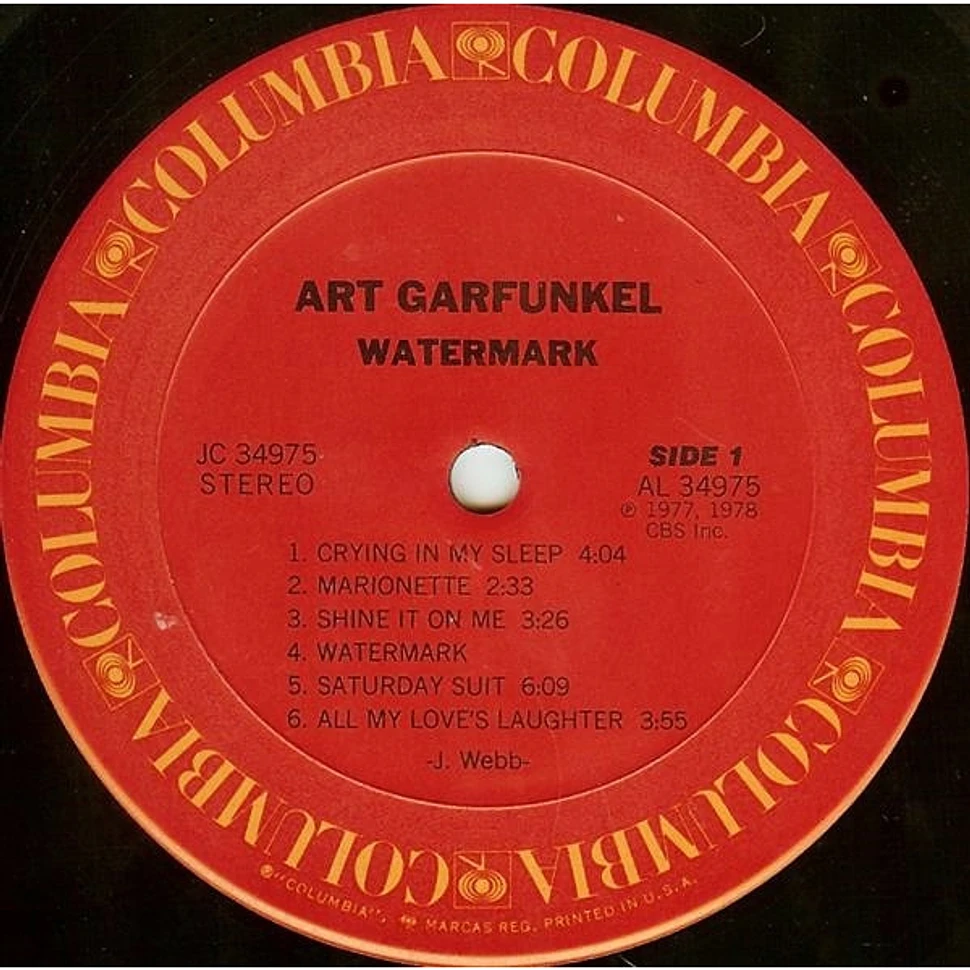 Art Garfunkel - Watermark