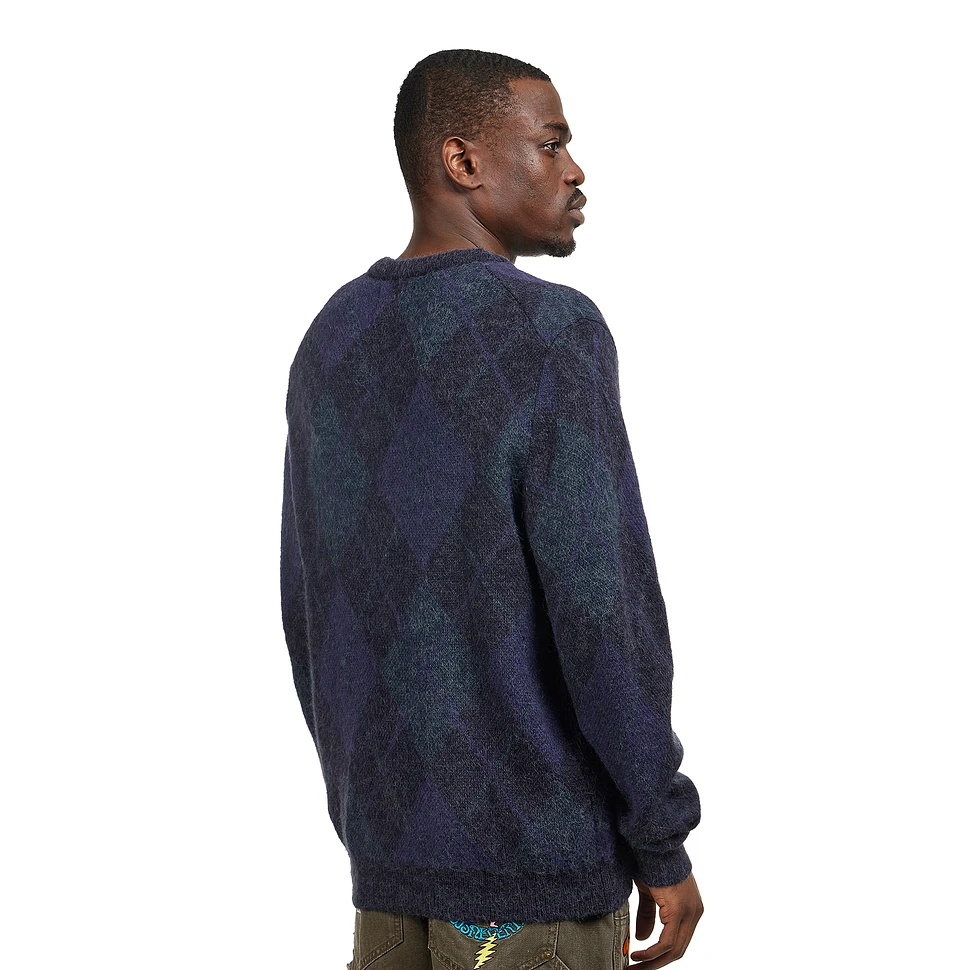 thisisneverthat - Mohair Argyle Knit Sweater