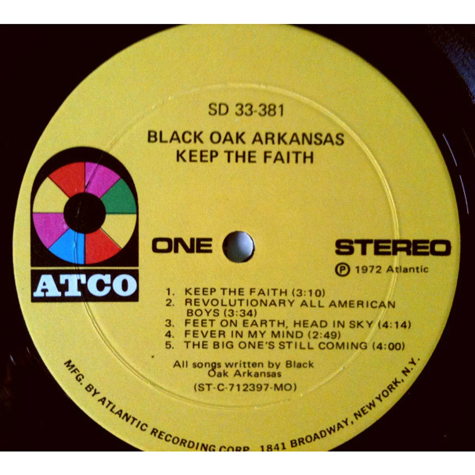 Black Oak Arkansas - Keep The Faith