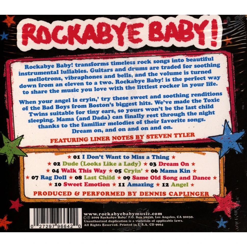 Rockabye Baby! - Lullaby Renditions Of Aerosmith