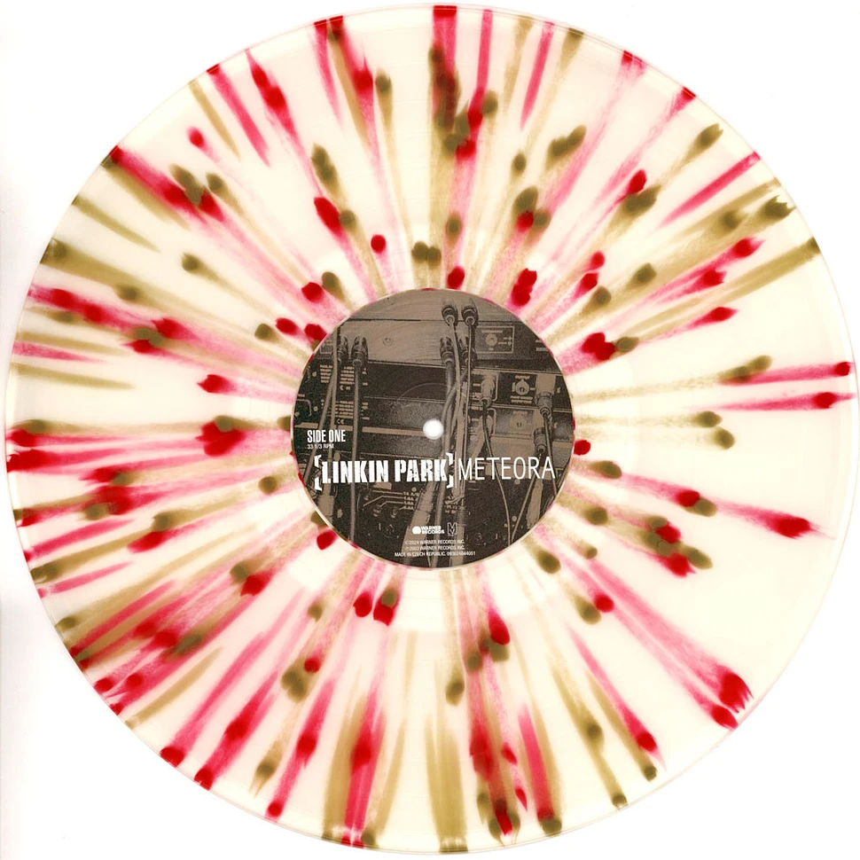 Linkin Park - Meteora Translucent Gold And Red Splatter Vinyl Edition