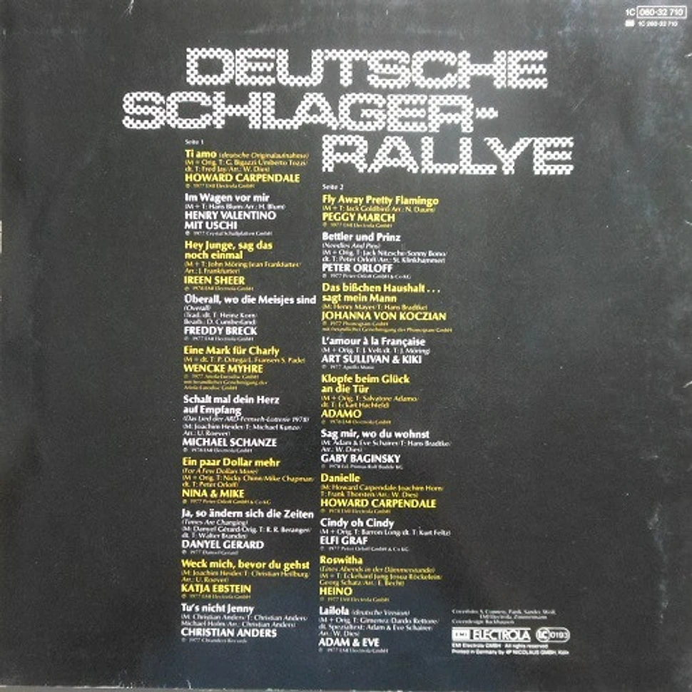 V.A. - Deutsche Schlager-Rallye - 20 Super-Renner