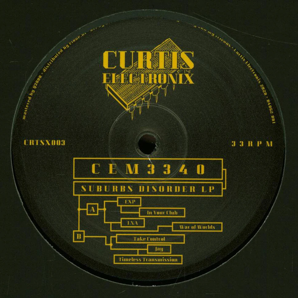 CEM3340 - Suburbs Disorder LP