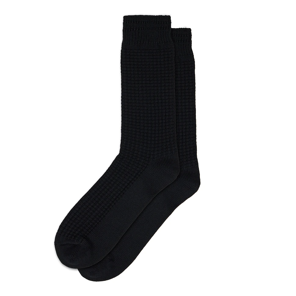 ROTOTO - Cotton Waffle Crew Socks