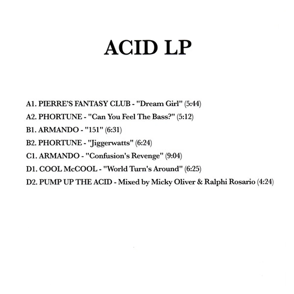 V.A. - Acid LP