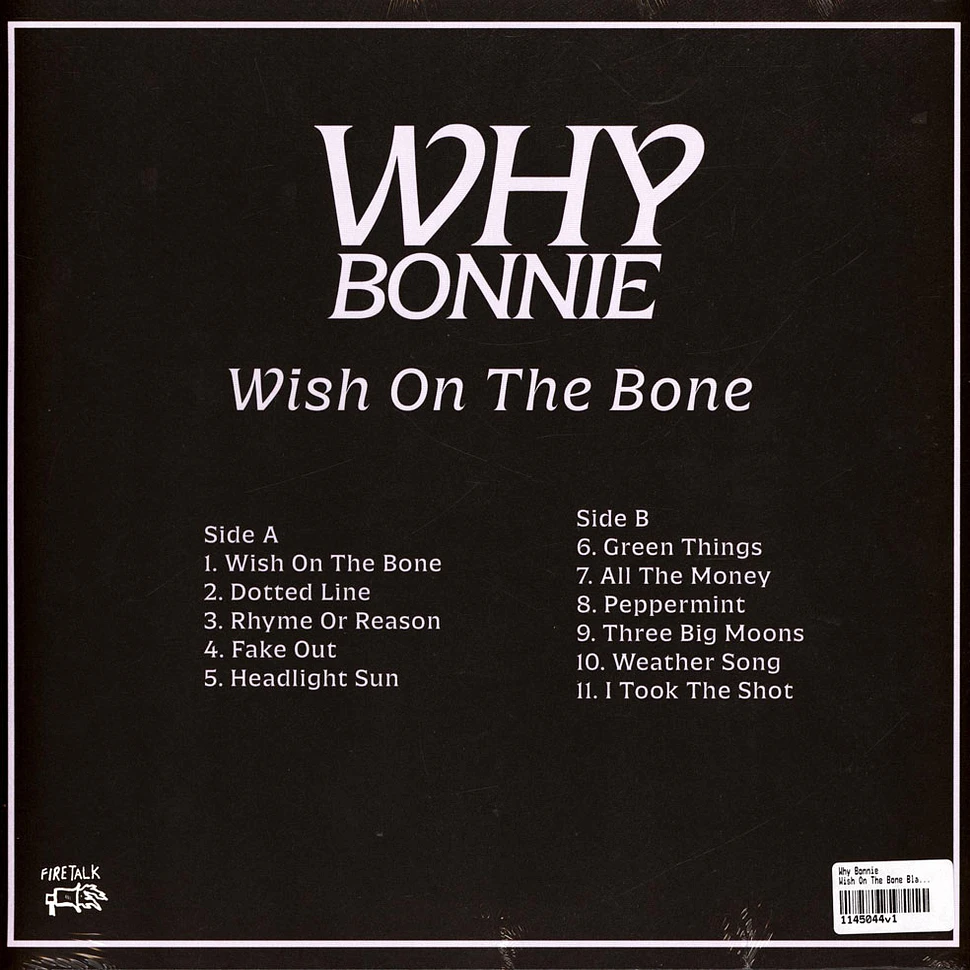 Why Bonnie - Wish On The Bone Black Vinyl Edition