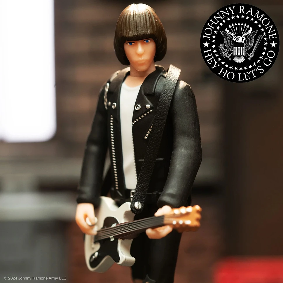 Ramones - Johnny Ramone (White Shirt) - ReAction Figure