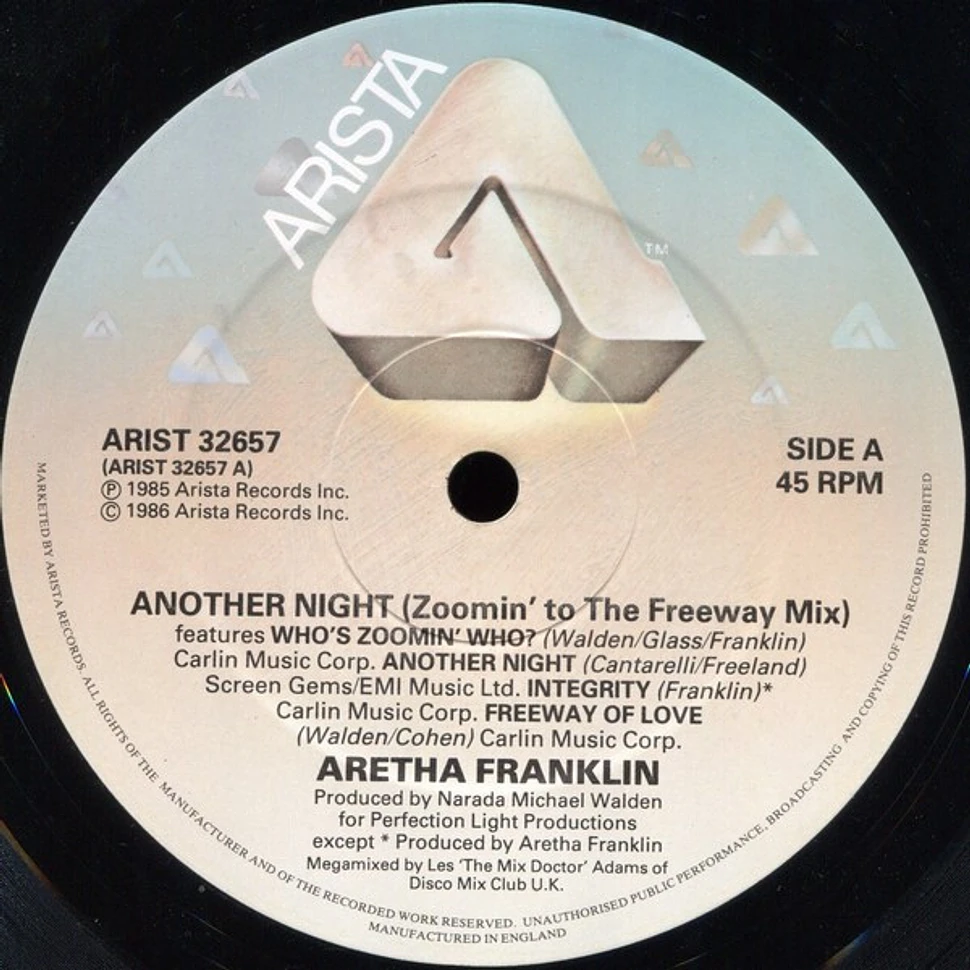 Aretha Franklin - Another Night (Zoomin' To The Freeway 12" Mega-Mix)