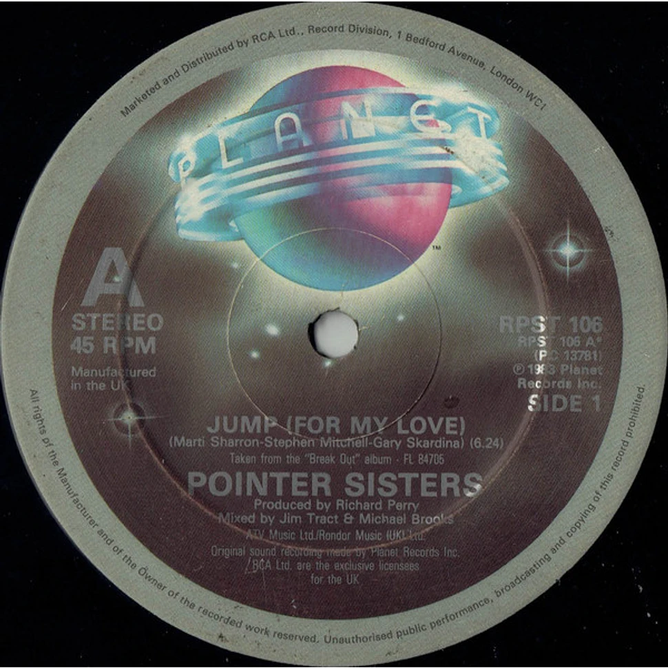 Pointer Sisters - Jump (For My Love)