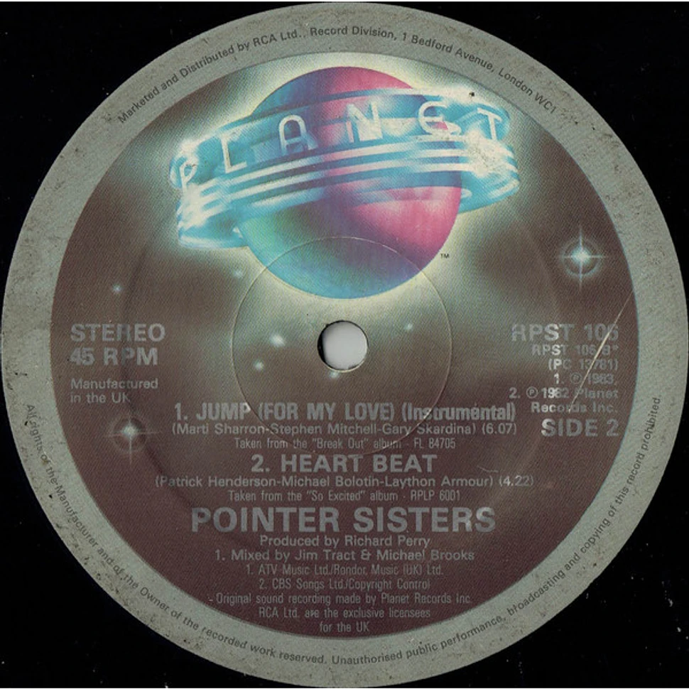 Pointer Sisters - Jump (For My Love)