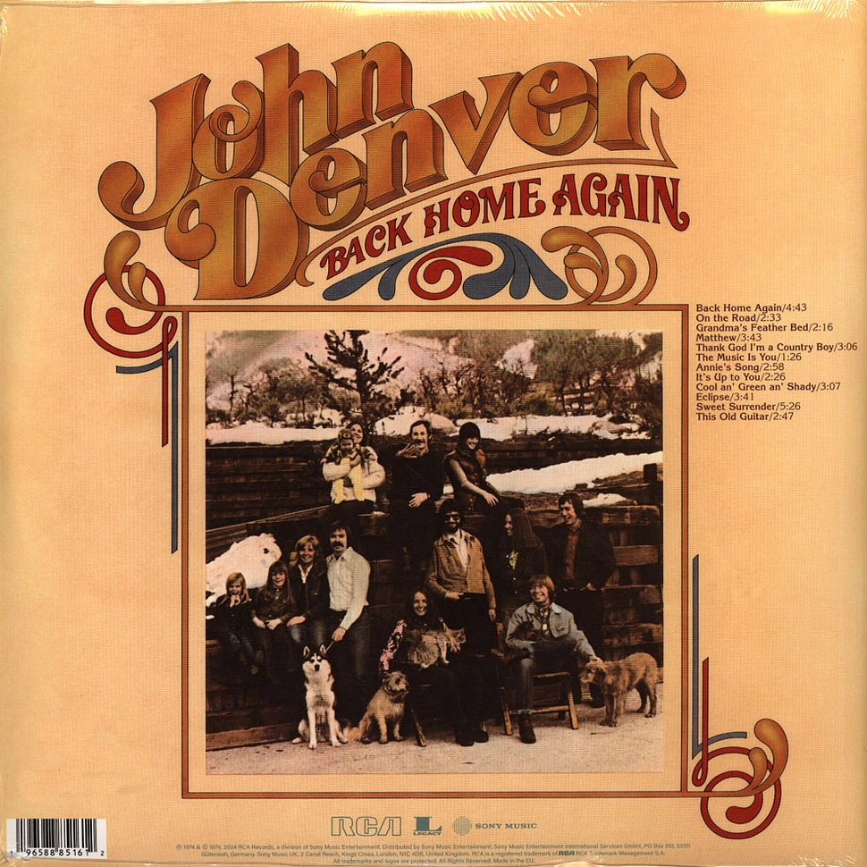 John Denver - Back Home Again