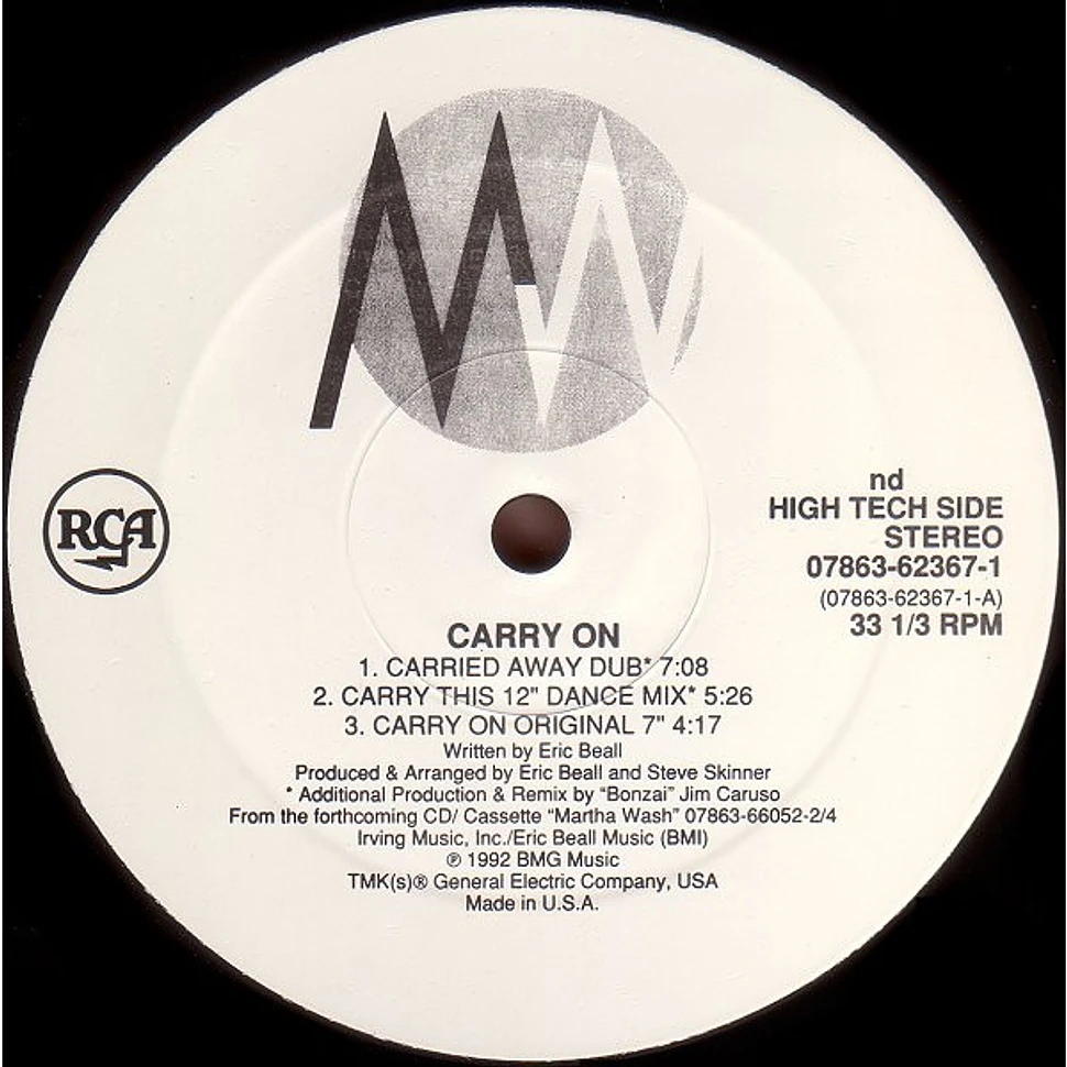 Martha Wash - Carry On