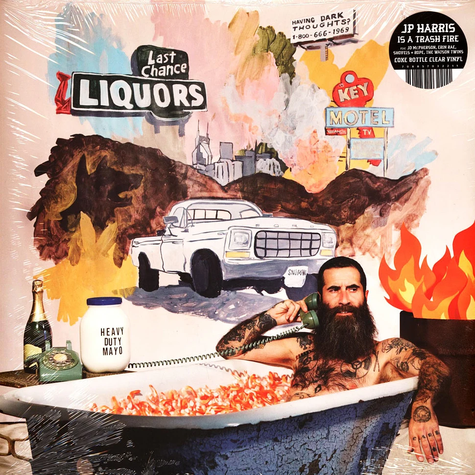 JP Harris - JP Harris Is A Trash Fire Coke Clear Vinyl Edition