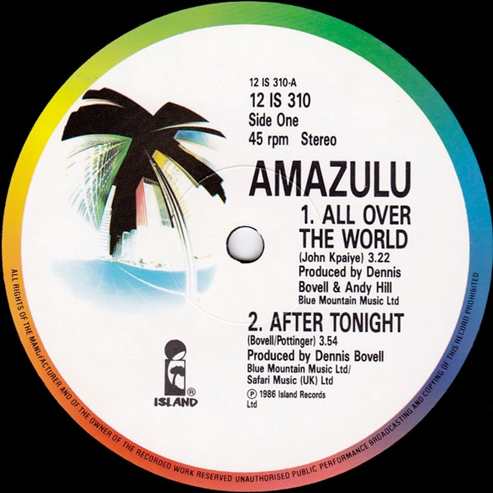 Amazulu - All Over The World