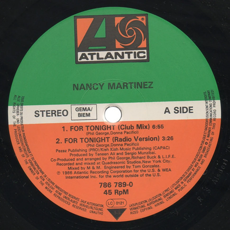 Nancy Martinez - For Tonight