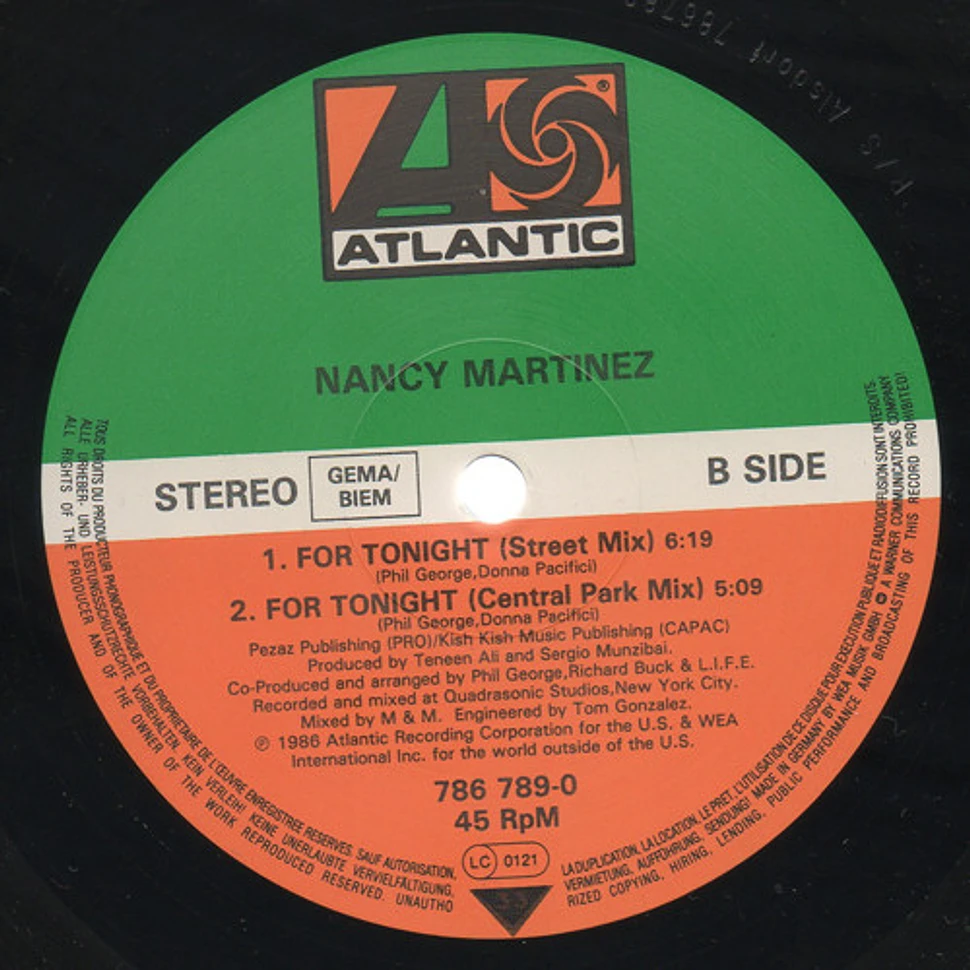 Nancy Martinez - For Tonight