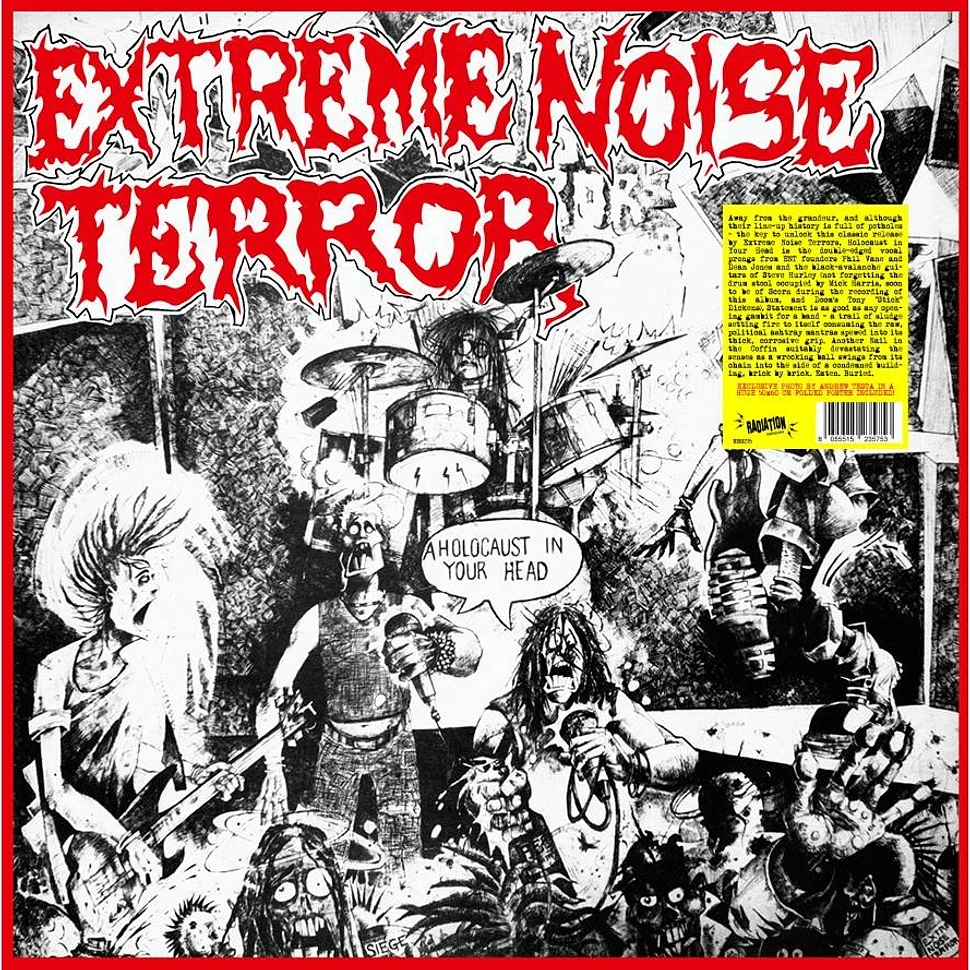 Extreme Noise Terror - A Holocaust In Your Head Red Vinyl Edition