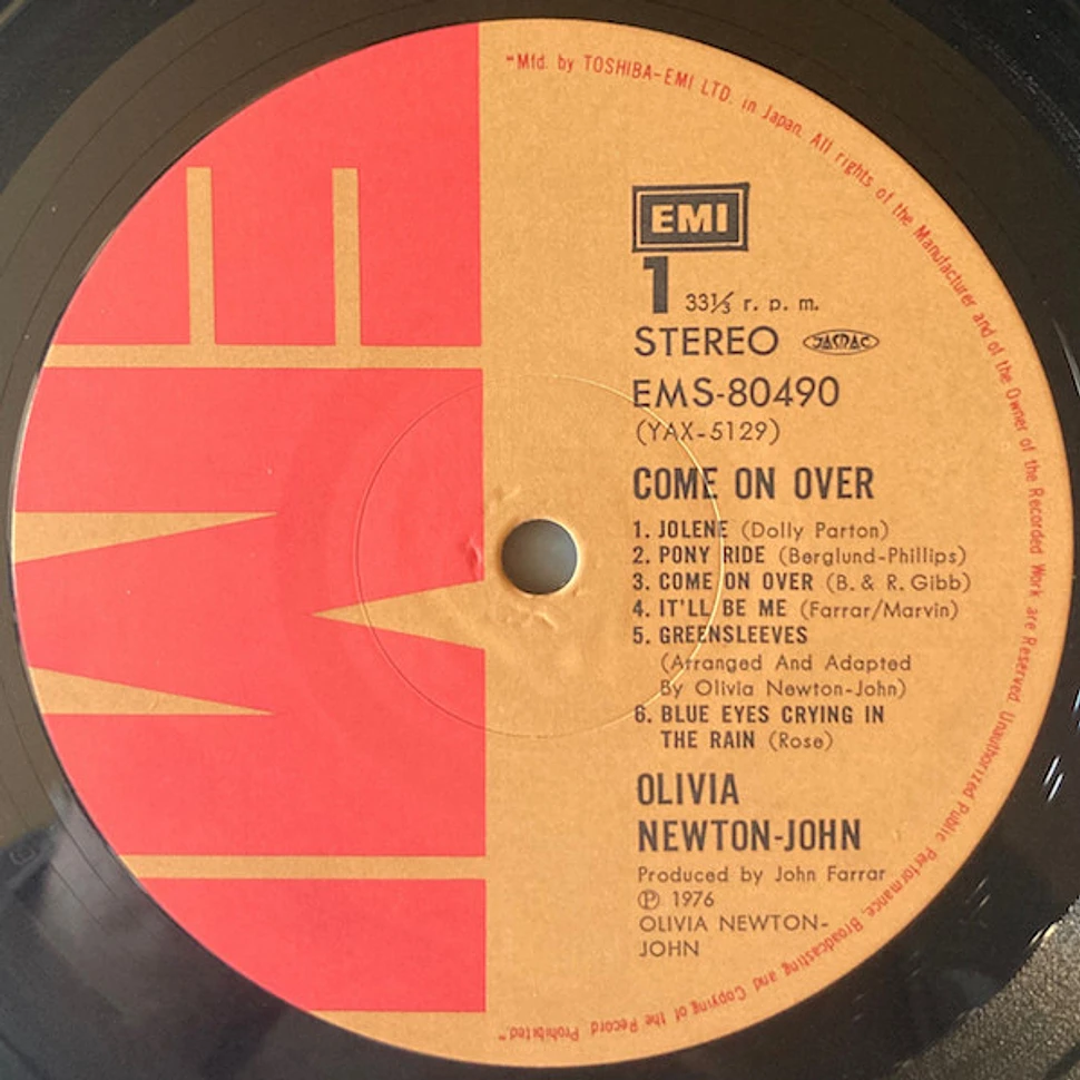 Olivia Newton-John - Come On Over