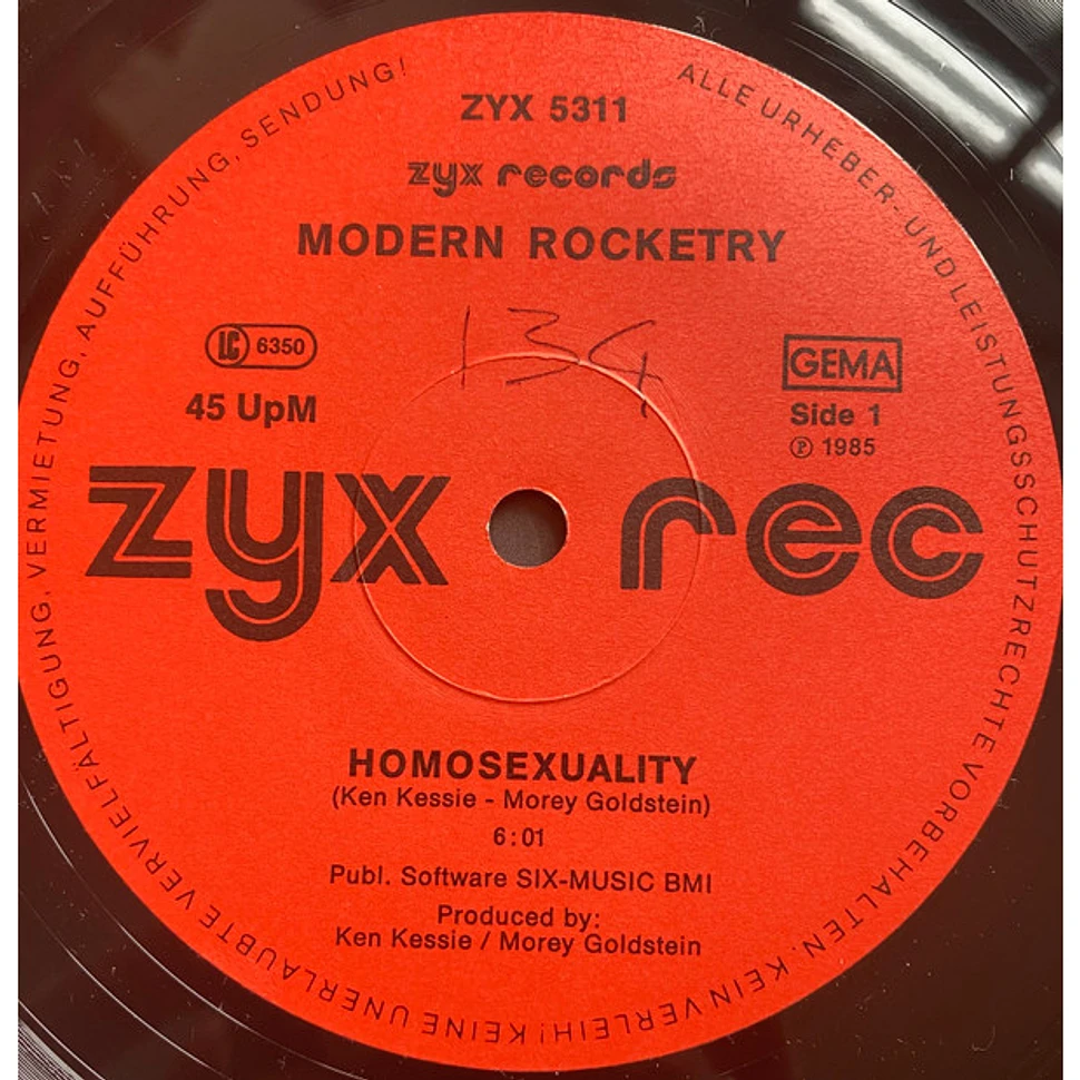 Modern Rocketry - Homosexuality / Thank God For Men