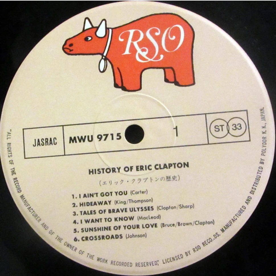 Eric Clapton - History Of Eric Clapton