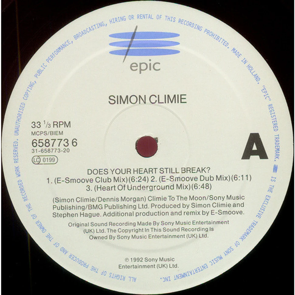 Simon Climie - Does Your Heart Still Break