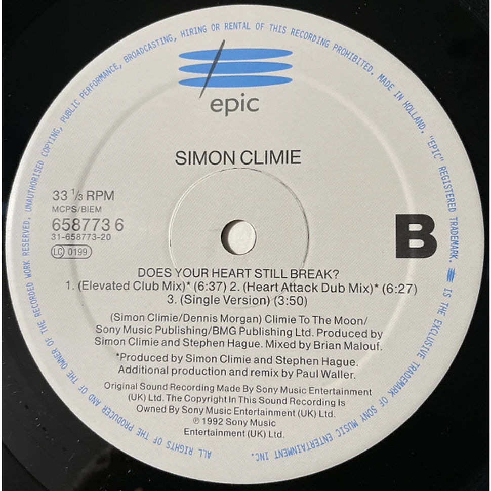 Simon Climie - Does Your Heart Still Break