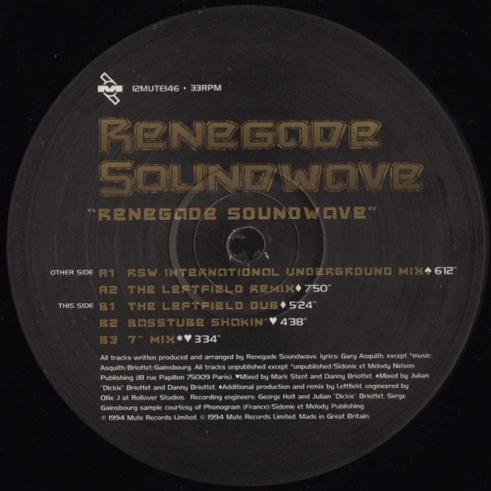 Renegade Soundwave - Renegade Soundwave