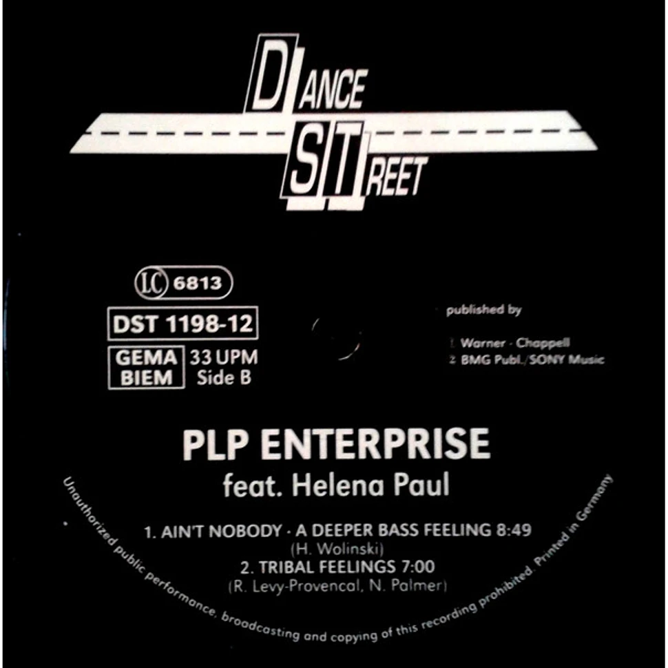 PLP Enterprise Featuring Helena Paul - Ain't Nobody