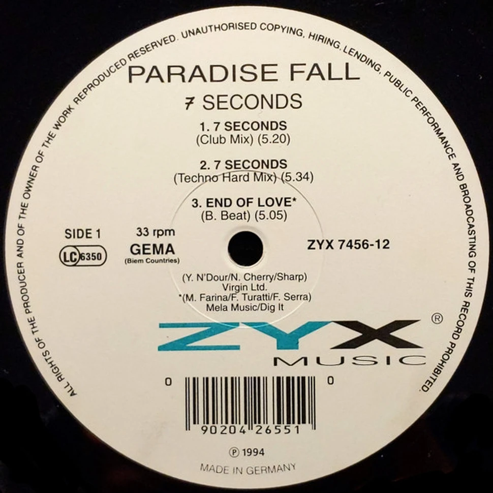 Paradise Fall - 7 Seconds