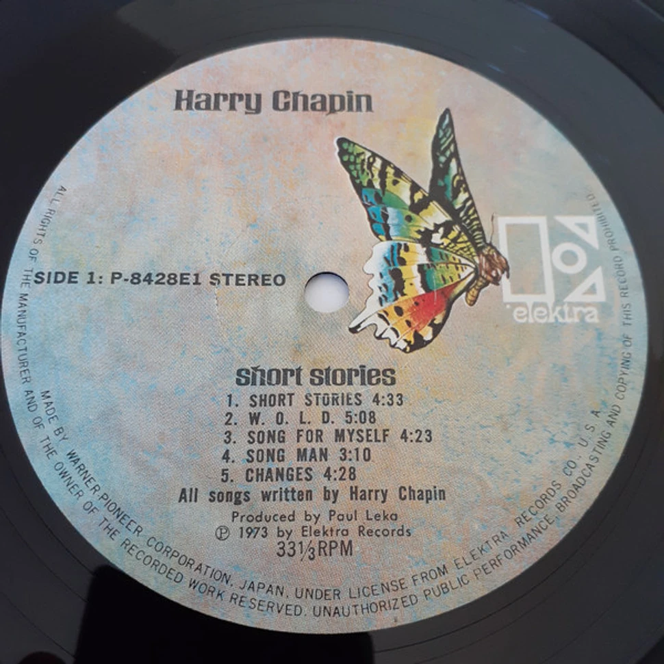 Harry Chapin - Short Stories