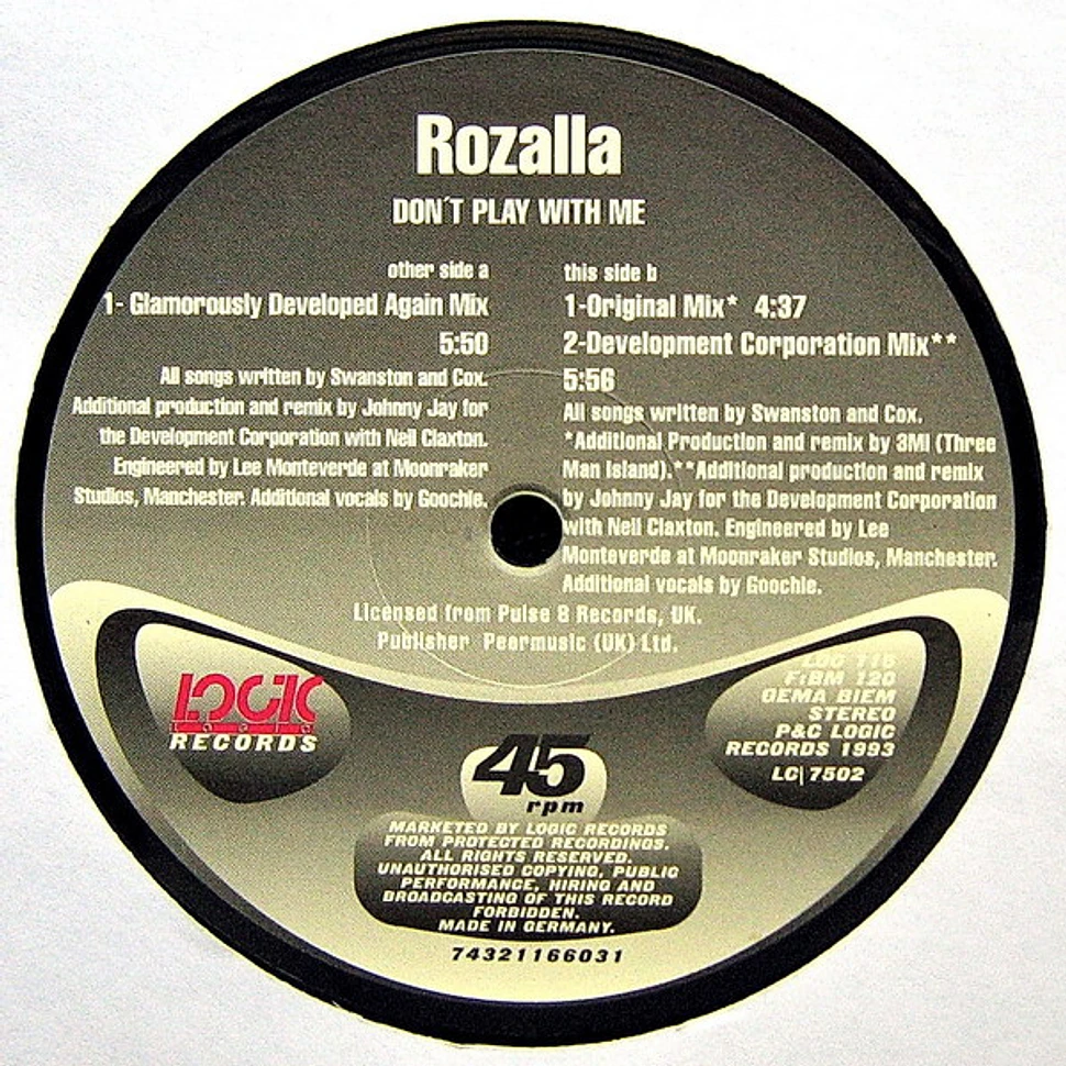 Rozalla - Don't Play With Me