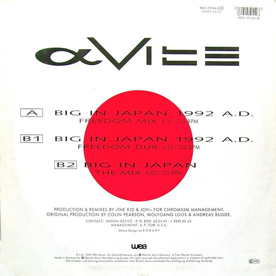 Alphaville - Big In Japan 1992 A.D.