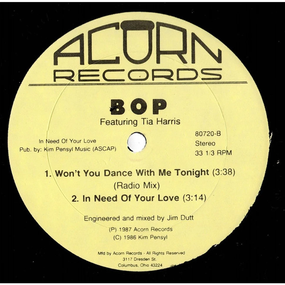 Bop featuring Tia Harris - Won't You Dance With Me Tonight