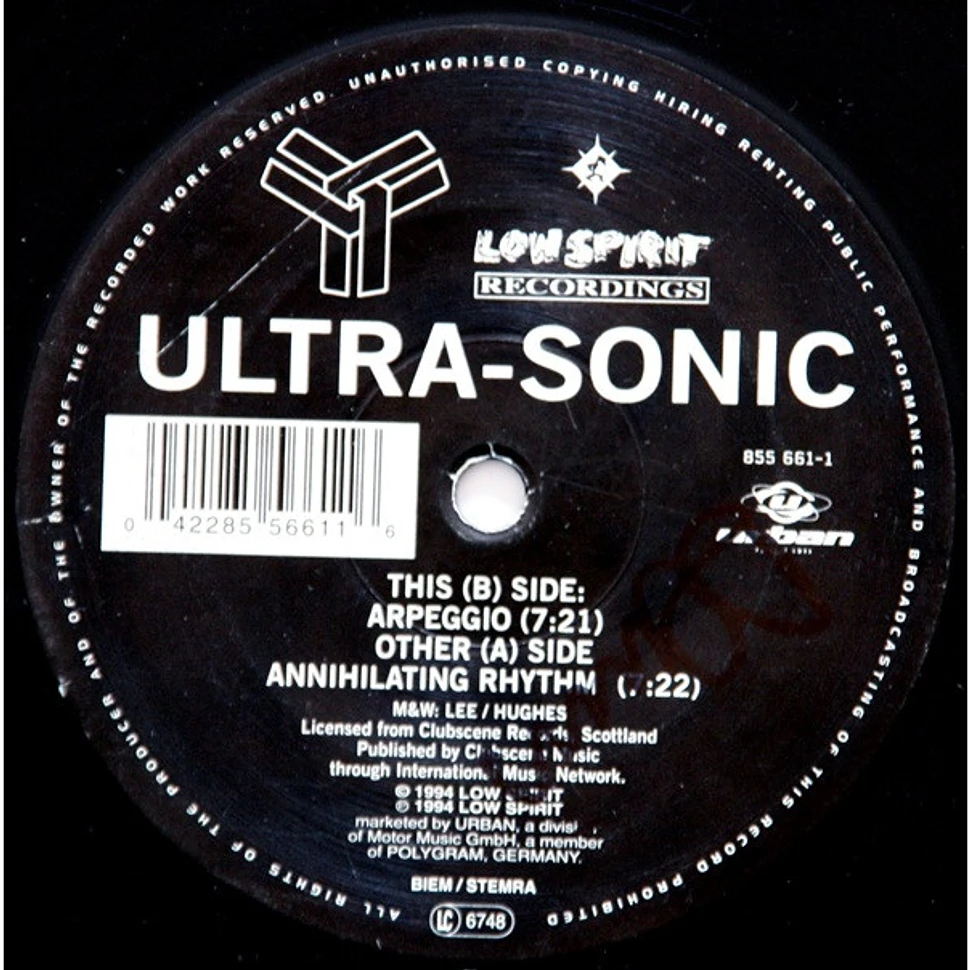 Ultra-Sonic - Annihilating Rhythm