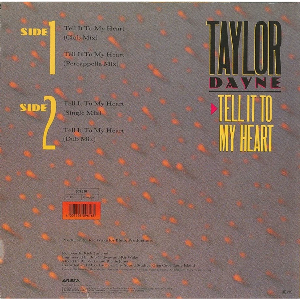 Taylor Dayne - Tell It To My Heart