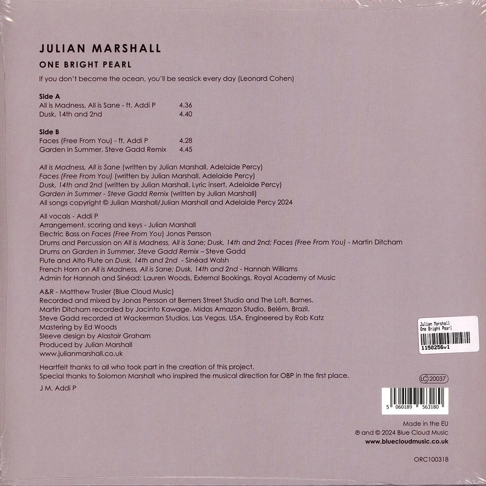 Julian Marshall - One Bright Pearl