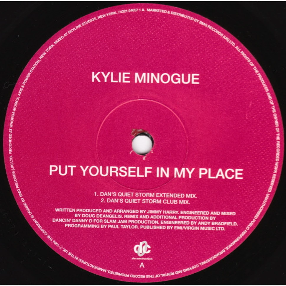 Kylie Minogue - Put Yourself In My Place