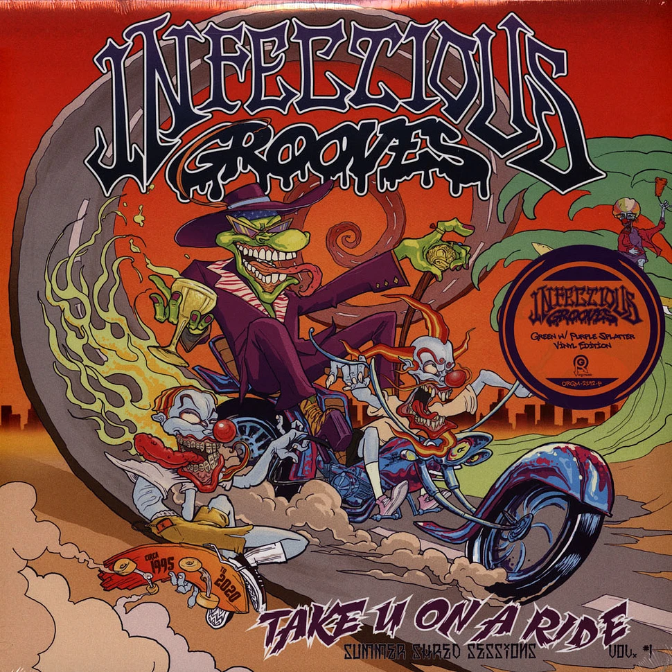 Infectious Grooves - Take U On A Ride Green Purple Splatter Vinyl Edition