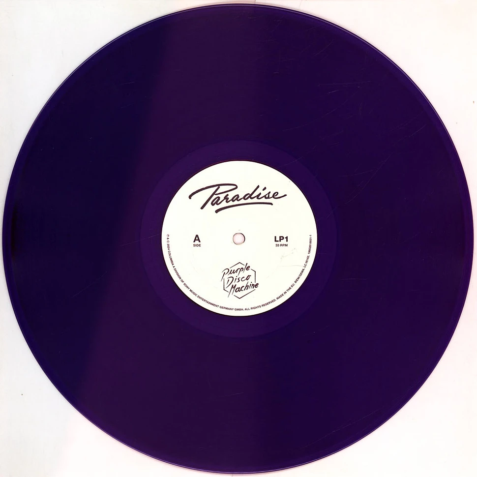 Purple Disco Machine - Paradise Transparent Purple Vinyl Edition