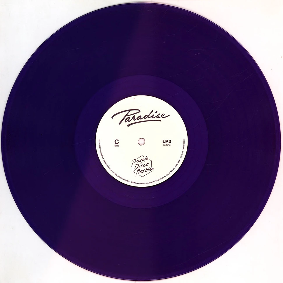 Purple Disco Machine - Paradise Transparent Purple Vinyl Edition