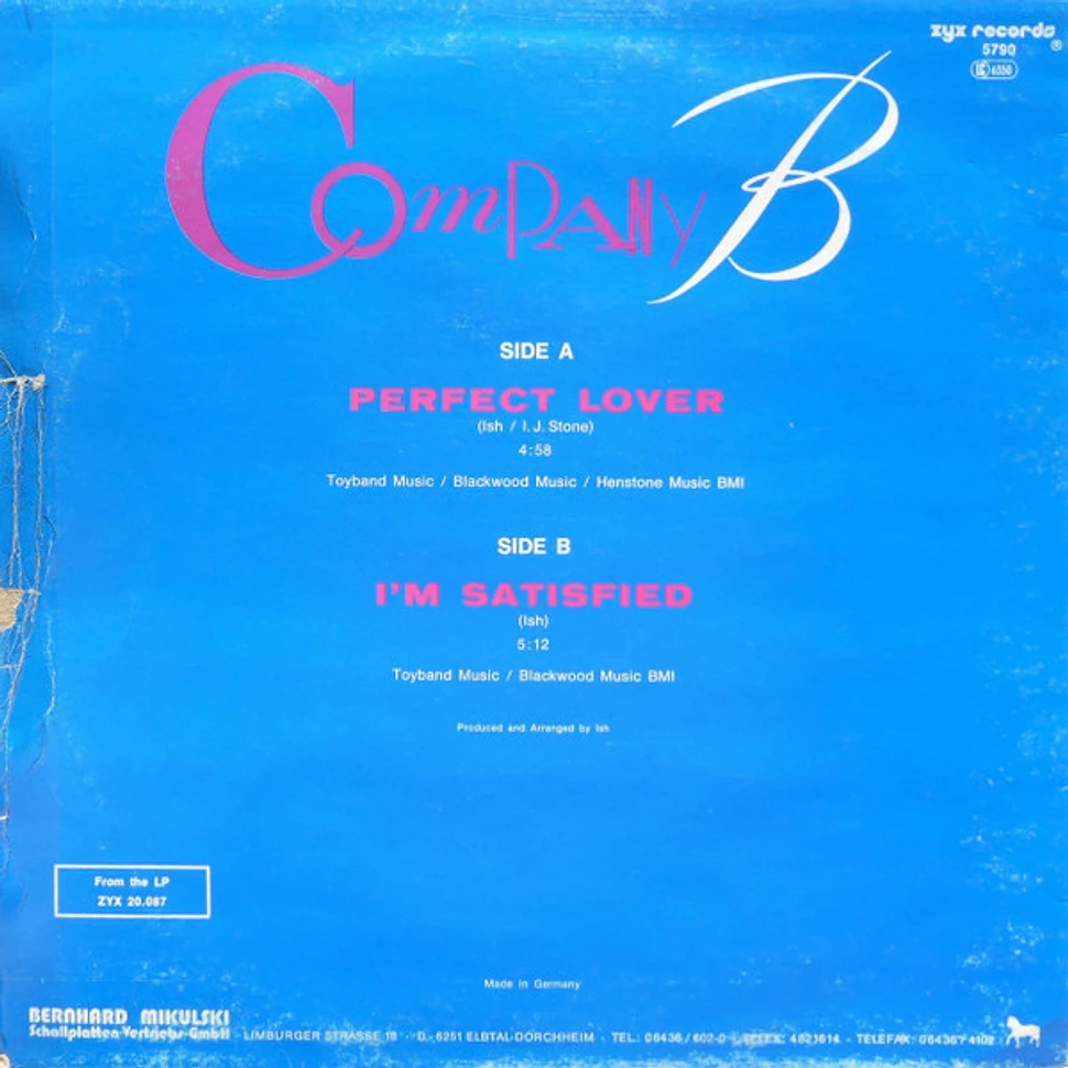 Company B - Perfect Lover / I'm Satisfied