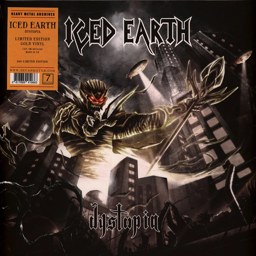 Iced Earth - Dystopia Gold Vinyl Edition In Triple