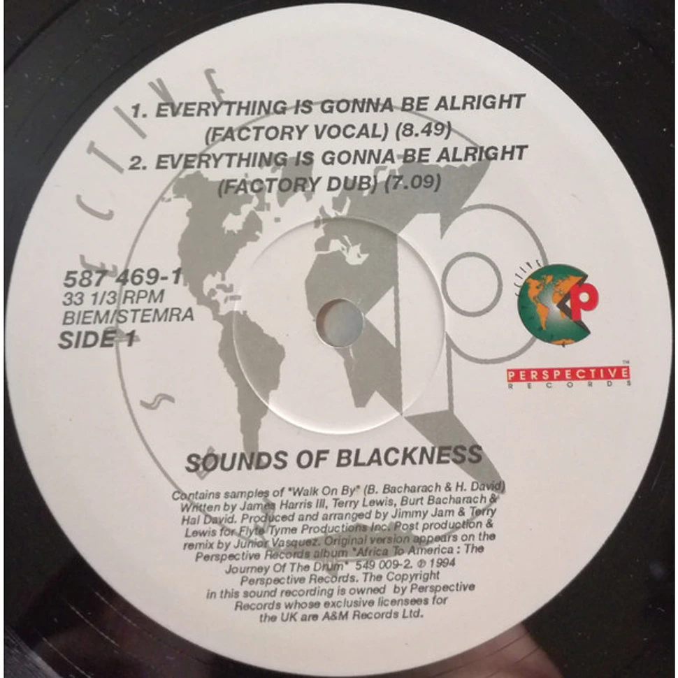 Sounds Of Blackness - Everything Is Gonna Be Alright (The Remixes)