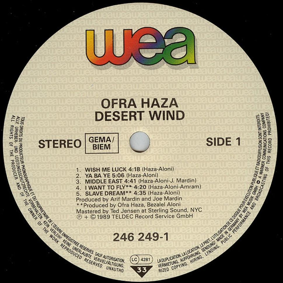 Ofra Haza - Desert Wind