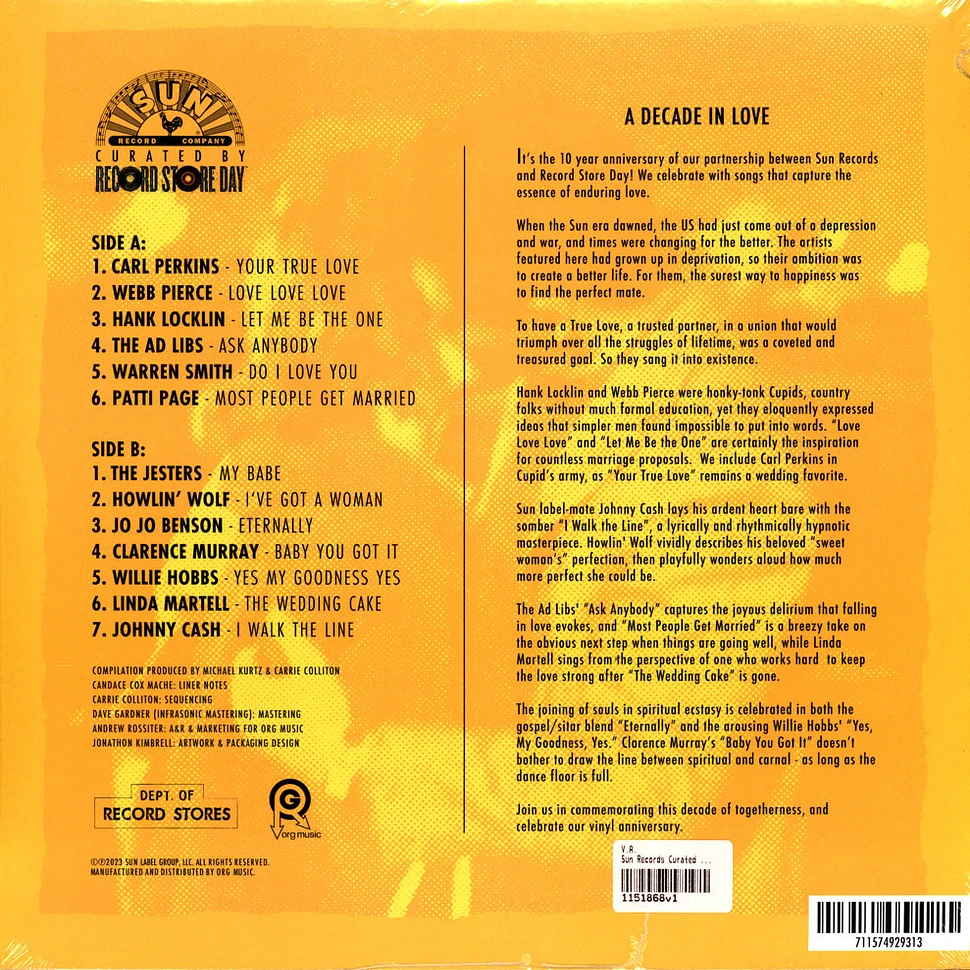 V.A. - Sun Records Curated By RSD Volume 10