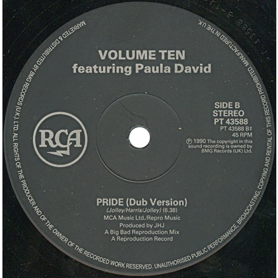 Volume Ten Featuring Paula Davies - Pride (The Selector Mix)